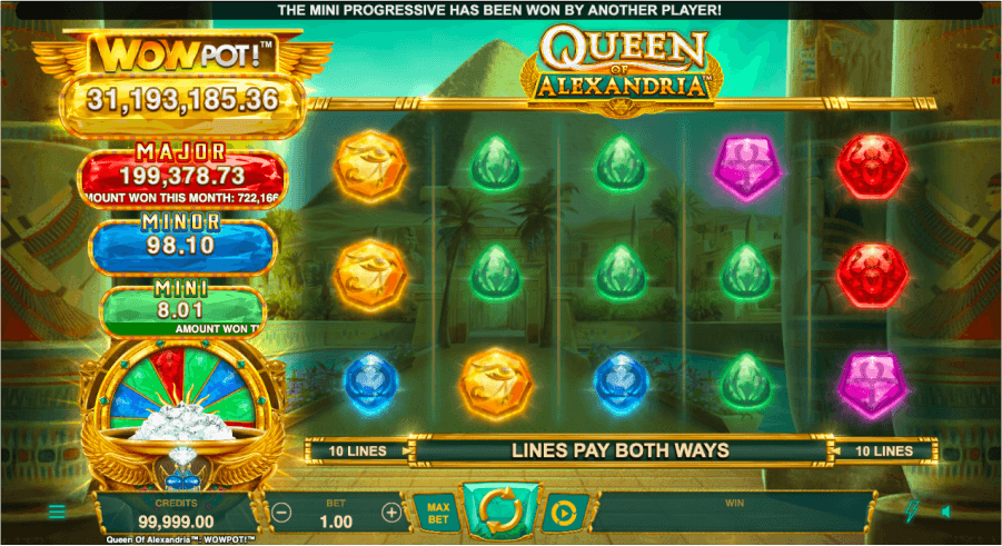 Queen of Alexandria Slot -Neon Valley Studios
